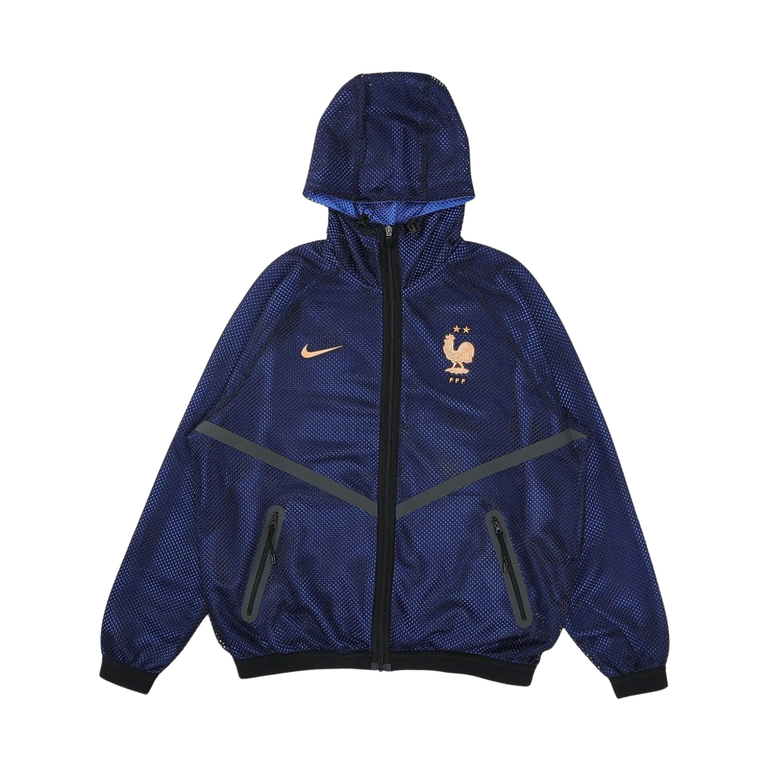 IH1763-498 Nike FFF Dri-Fit Soccer Anthem Jacket Blackened Blue Game Royal (IH1763-498) (Non Marking Ver.)