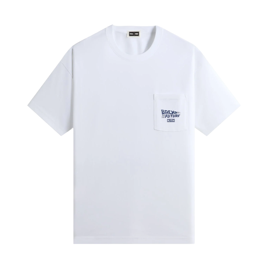 키스 x 백 투 퓨처 블루프린트 스탠다드 크리스피 포켓 티셔츠 화이트(Kith x Back To The Future Blueprint Standard Crispy Pocket T-Shirt White)