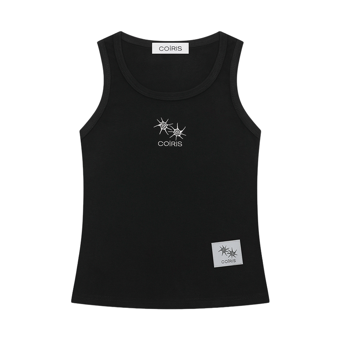 C-P00000JJ Coiris Leon Round Neck Sleeveless Black