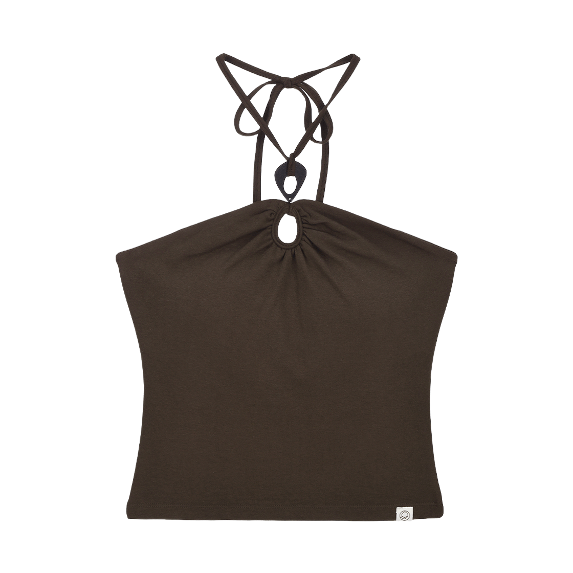 디야니 오아시스 우드 홀터탑 2컬러(DHYANI Oasis Wood Halter Top 2colors) - 1