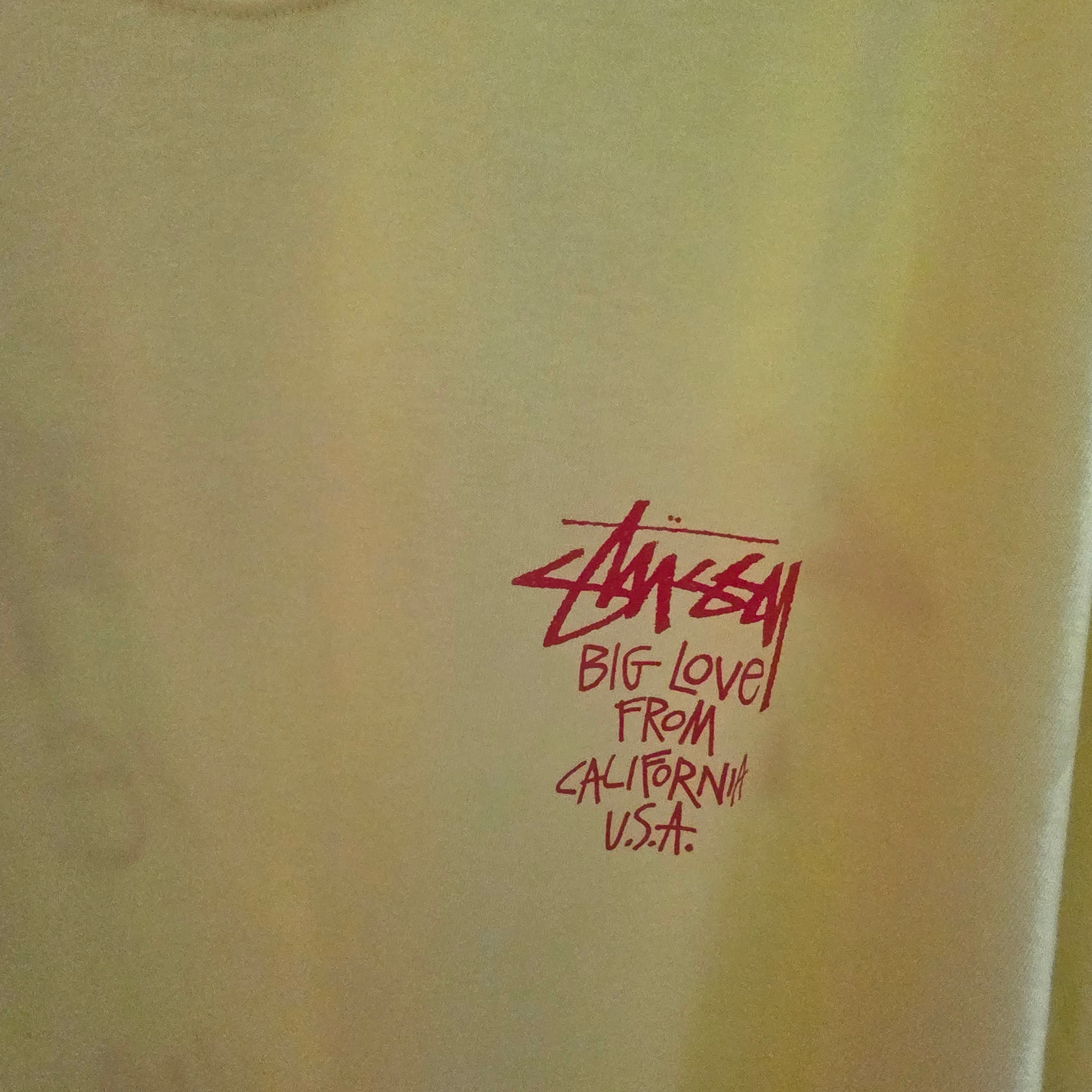 Stussy Big Love T-Shirt Lemon 착용 스타일