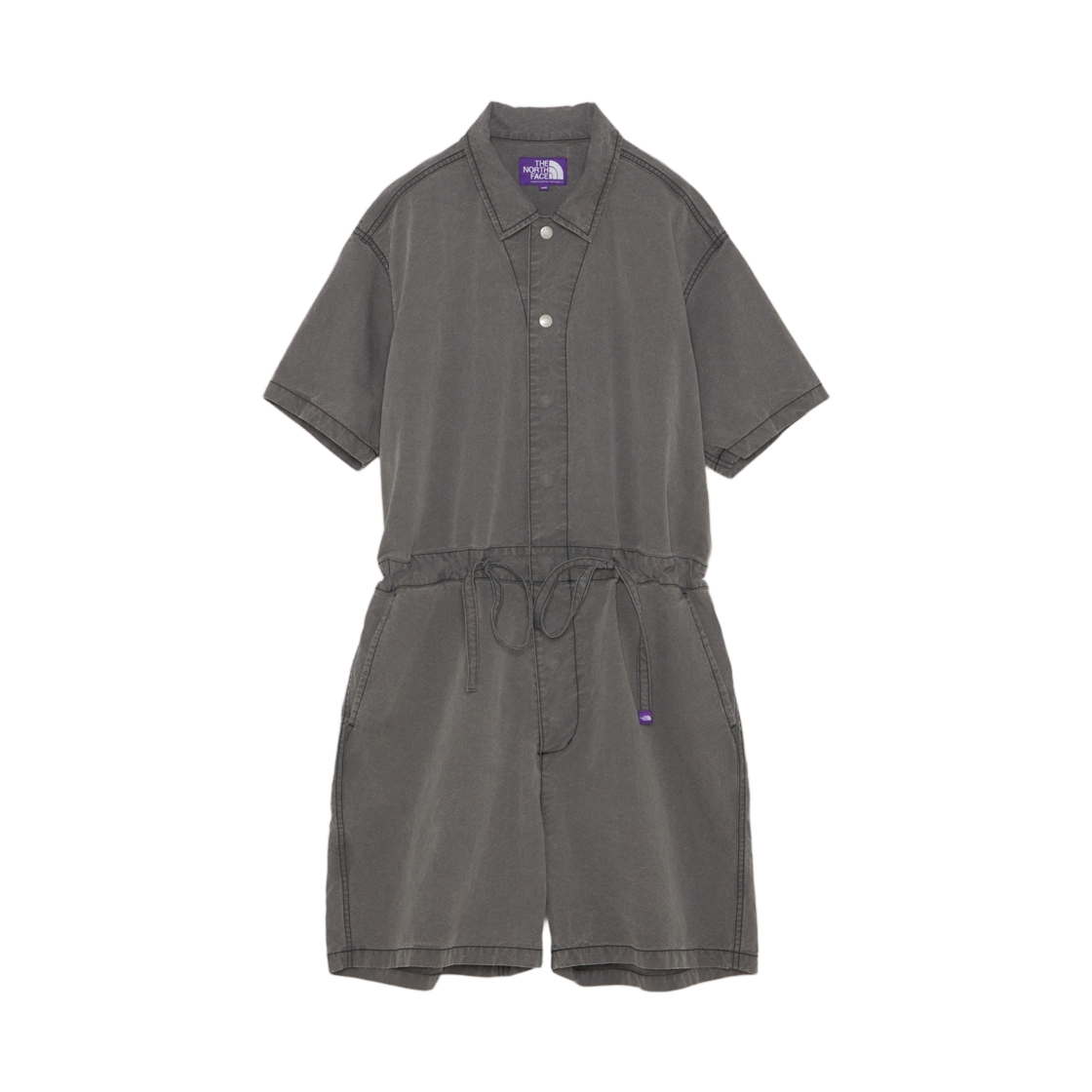 (W) 노스페이스 퍼플라벨 코튼 나일론 웨더 필드 올 인 원 그레이((W) The North Face Purple Label Cotton Nylon Weather Field All In One Gray) - 1