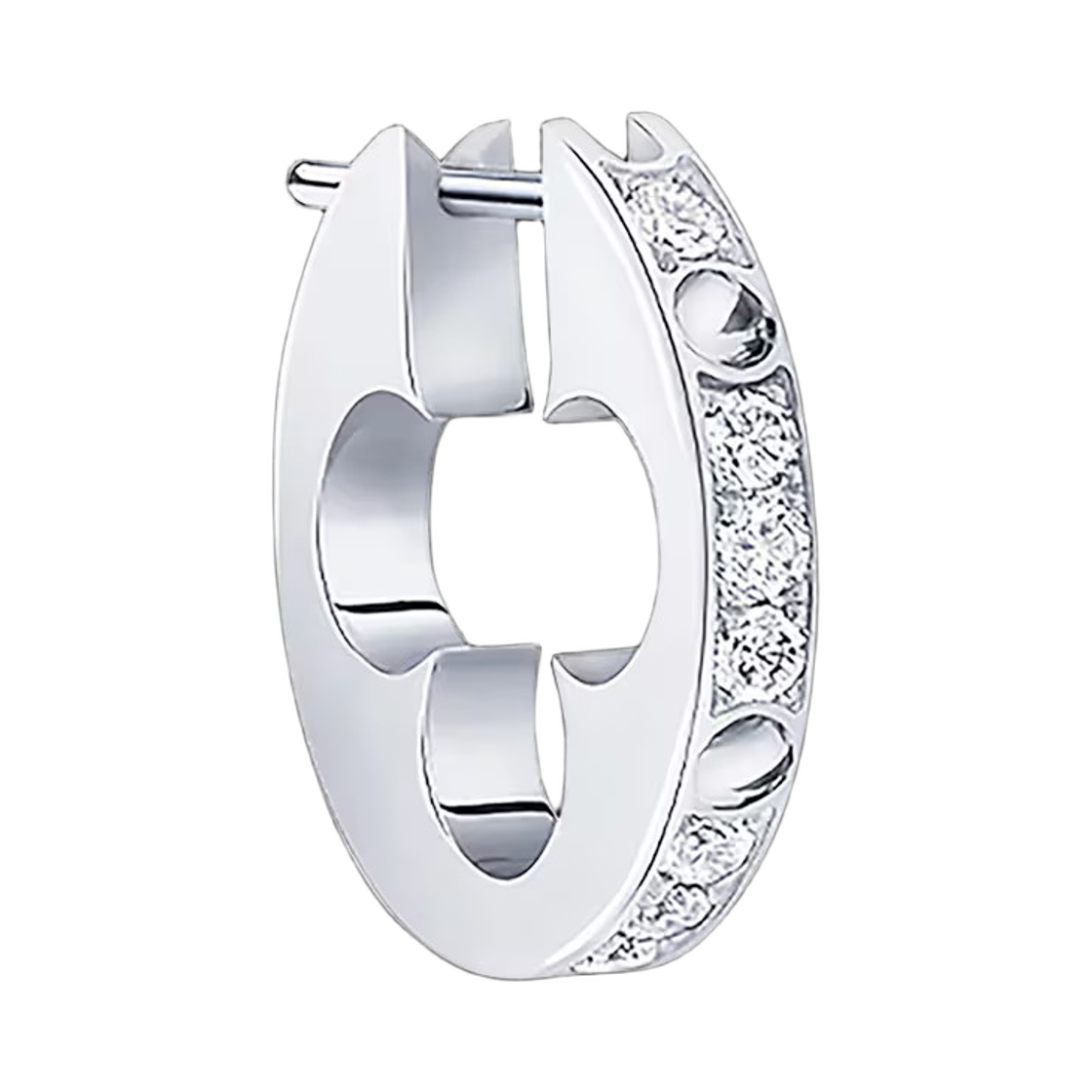 Q06014 (W) Louis Vuitton Empreinte Hoop White Gold Diamond Per Unit
