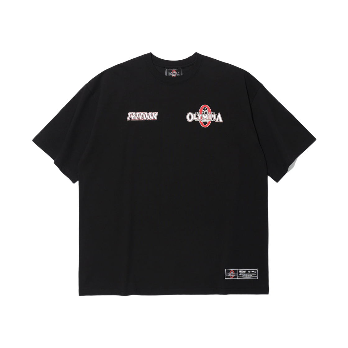 프리덤 올림피아 스몰 로고 티셔츠 블랙(FREEDOM Olympia Small Logo T-Shirts Black)