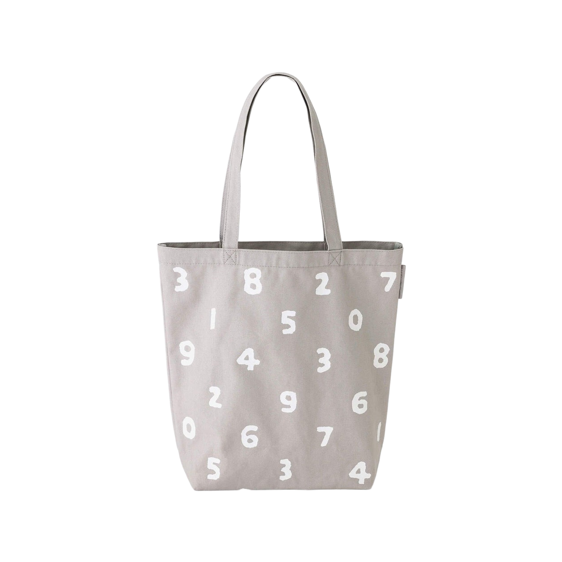 소우소우 프로모션 캔버스 미디움 토트백 화이트 그레이(Sou Sou Promotion Canvas Medium Tote Bag White Grey)