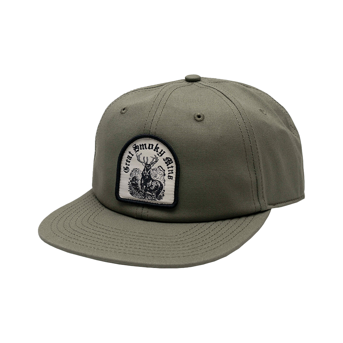 21018AGSMT-OLIV American Needle Alpine Cap Great Smoky Park