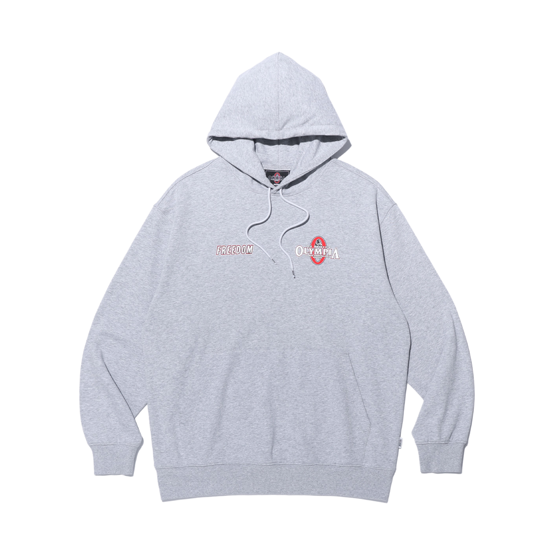 OY25FMHD0040GY FREEDOM Olympia Small Logo Hoodie Gray