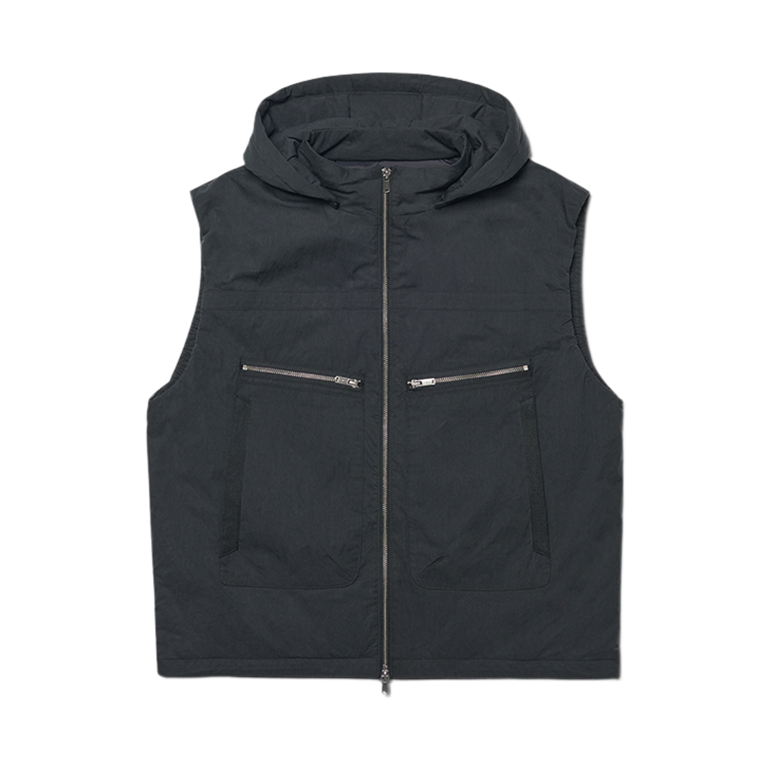 NMWF52SL01BLK NOMANUAL Detachable Hooded Vest Black