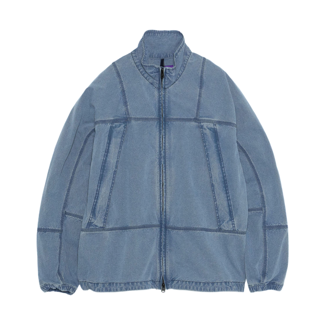 노스페이스 퍼플라벨 코튼 나일론 웨더 마운틴 윈드 자켓 인디고 블리치(The North Face Purple Label Cotton Nylon Weather Mountain Wind Jacket Indigo Bleach) - 1