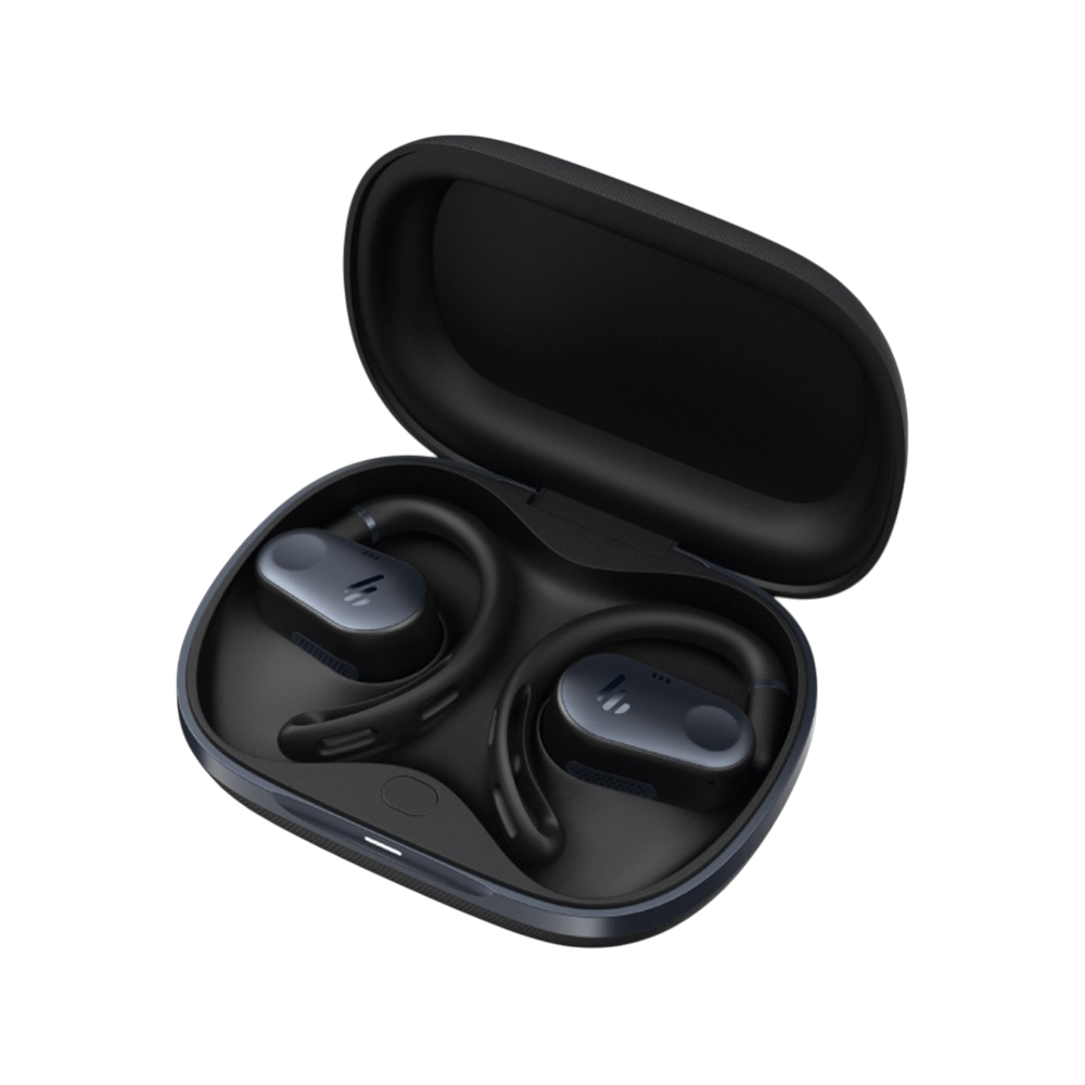 에디파이어 컴포 플렉스 오픈 이어 트루 무선 블루투스 이어버드 블랙(EDIFIER ComfoFlex Open‑Ear True Wireless Earbuds – Black)