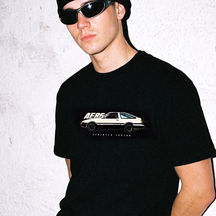 Gildan x Vintage Collection AE86 T-Shirt White 착용 스타일