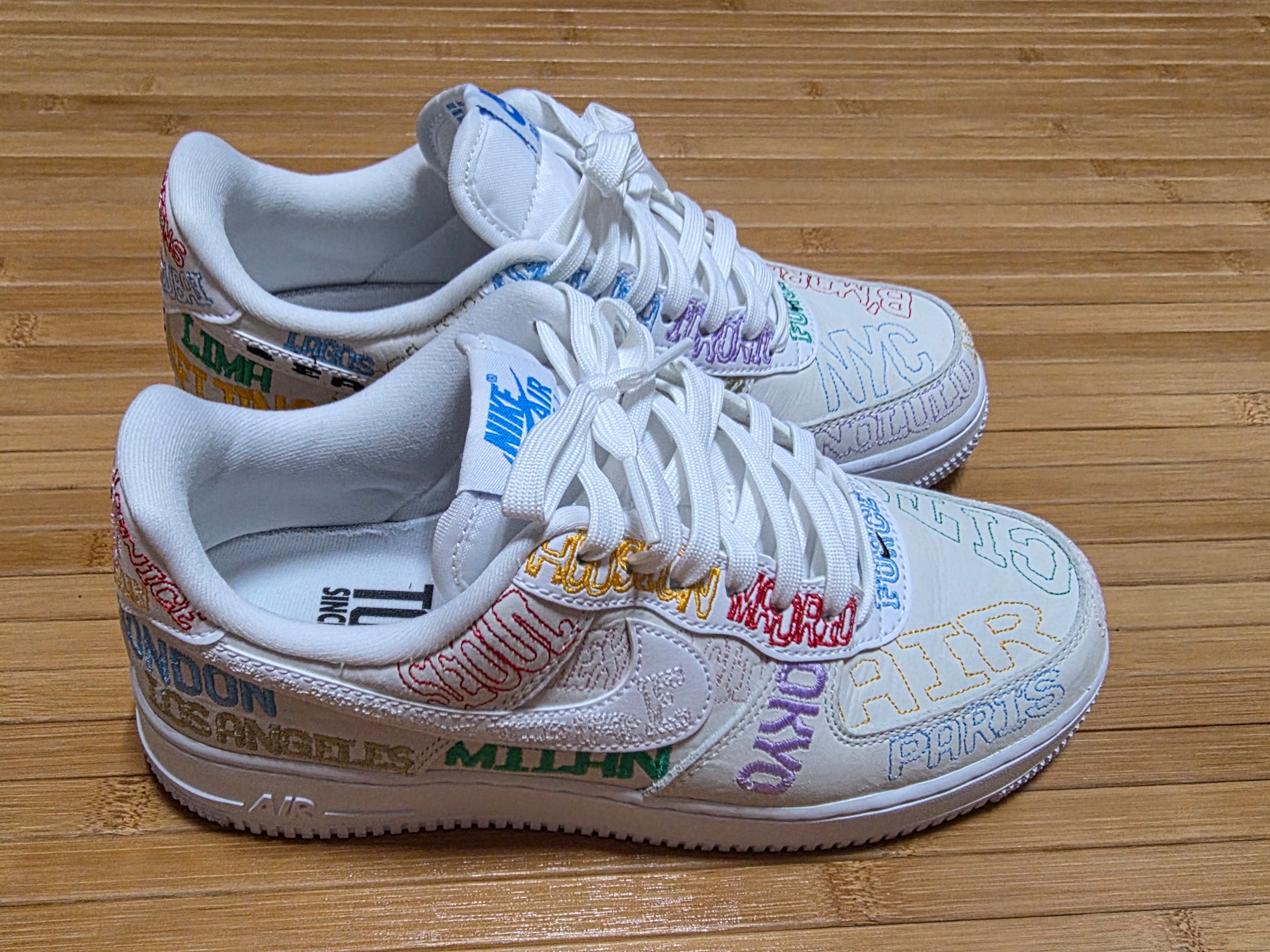 Nike Air Force 1 Low White White 착용 스타일