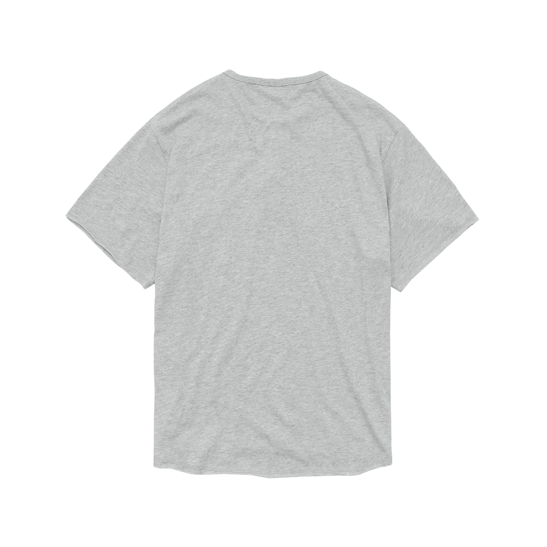 폴리테루 1/2 헨리 넥 티셔츠 3% 멜란지 그레이(Polyteru 1/2 Henley Neck T-Shirt 3% Melange Gray) - 2
