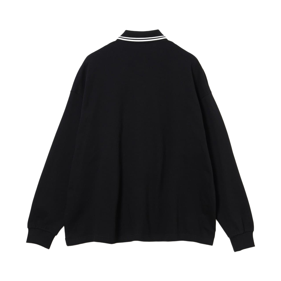 프레드 페리 x 빔즈 피케 롱슬리브 폴로 셔츠 블랙(Fred Perry x Beams Pique Long Sleeve Polo Shirt Black) - 2