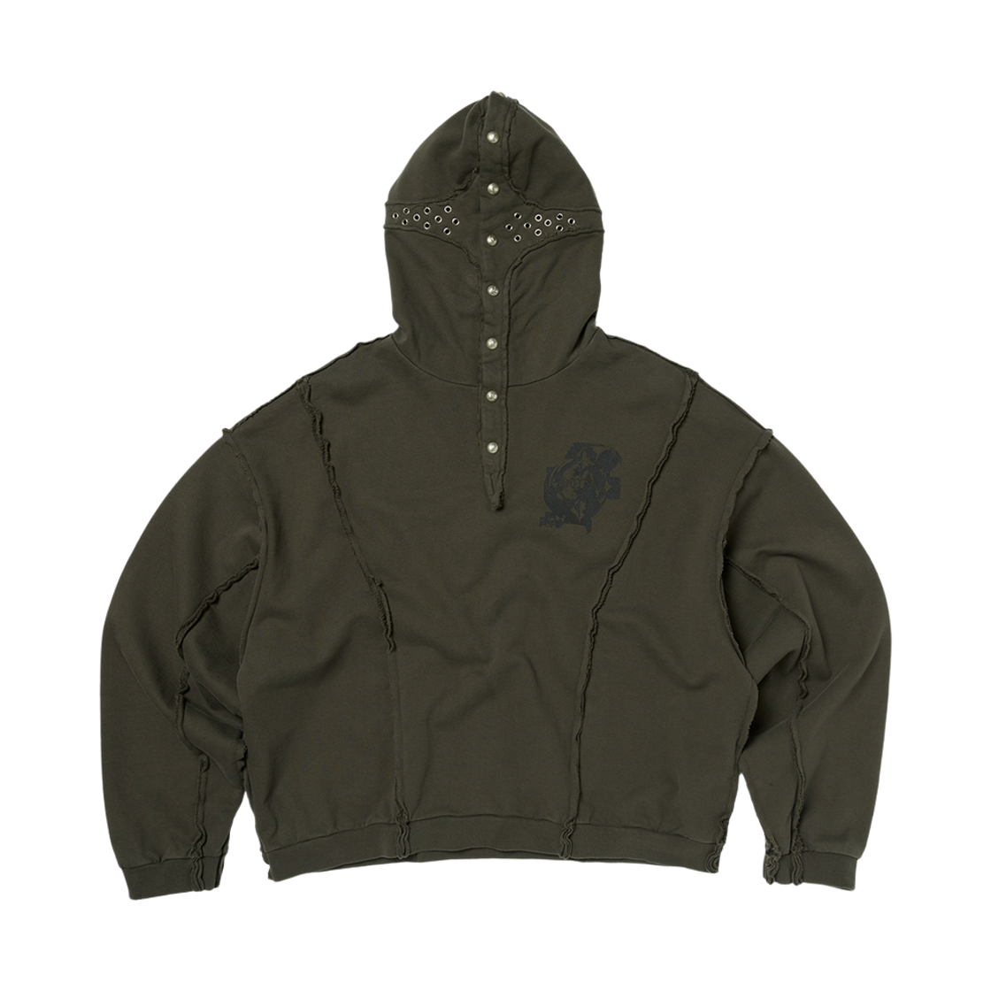 떠그 클럽 x 배틀그라운드 익스클루시브 스코프 후드 카키(Thug Club x PUBG Exclusive Scope Hoodie Khaki)
