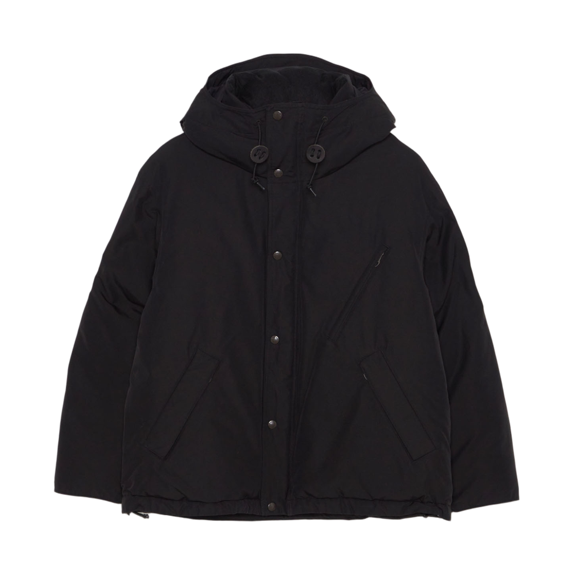 노스페이스 퍼플라벨 더블 피크 쇼츠 다운 파카 블랙(The North Face Purple Label Double Peak Short Down Parka Black)