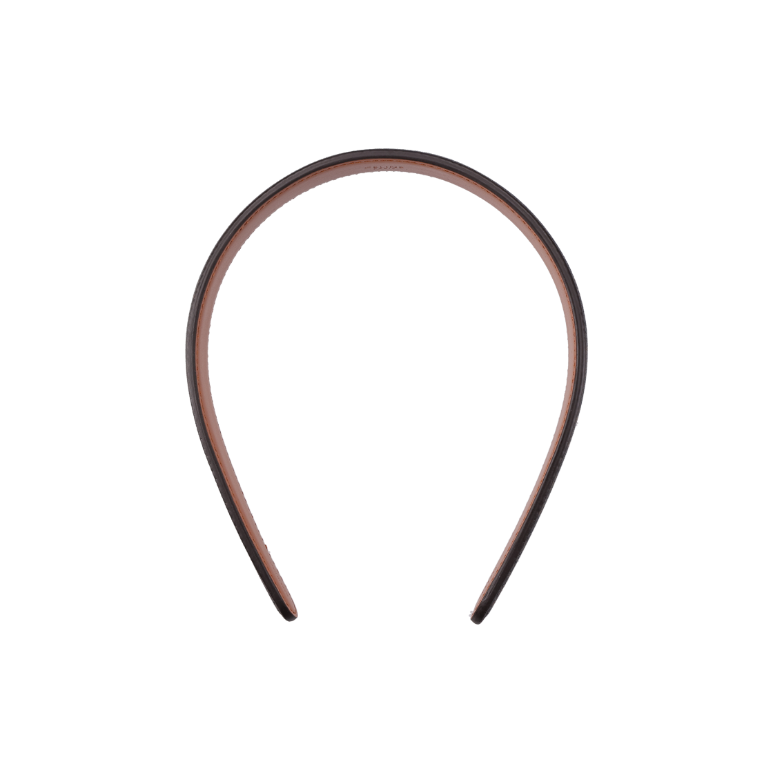 ITU4VU8PA3LB Celine Triomphe Canvas Headband in Tan Calfskin