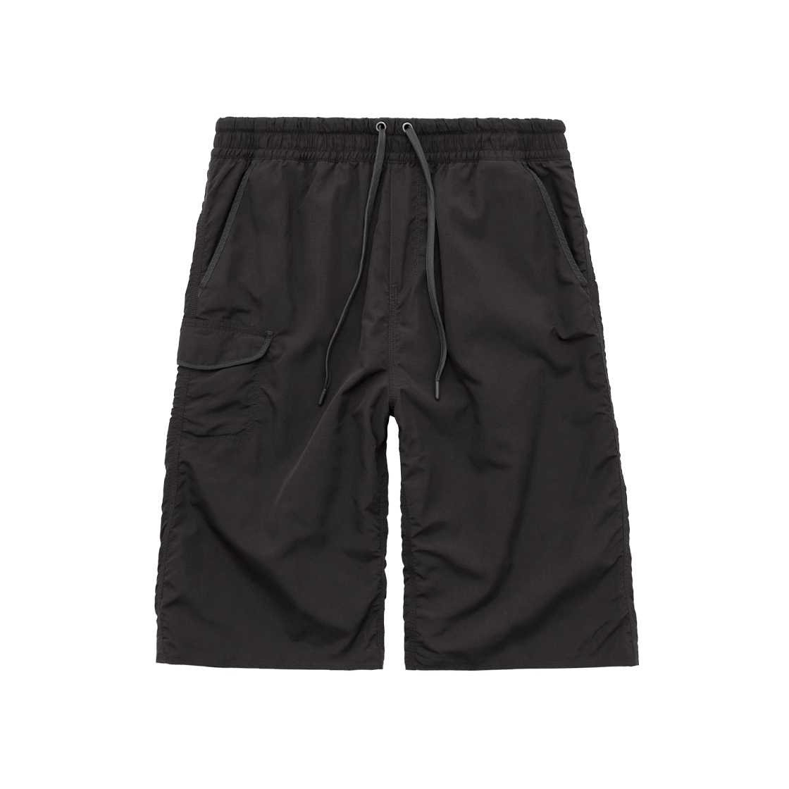 폴리테루 루즈드 나일론 비치 쇼츠 차콜(Polyteru Loosed Nylon Beach Short Charcoal)