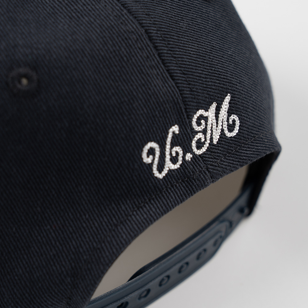 언스테디마켓 로즈 패치 캡 다크네이비(UnsteadyMarket Rose Patch Cap_Dark Navy) - 5