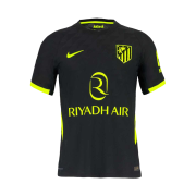 Nike Atletico Madrid 2026/27 Match Away Aero-Fit Authentic Soccer Jersey Black Volt (IR1435-011) (Non Marking Ver.)