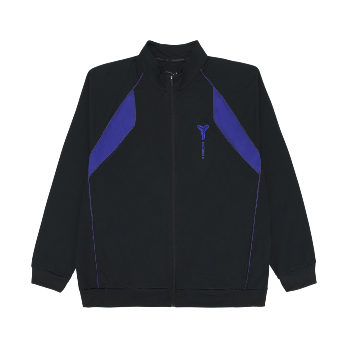 HJ6391-010 Nike FC Barcelona Away Kobe Dri-Fit Soccer Jacket Black Persian Violet (Non Marking Ver.)
