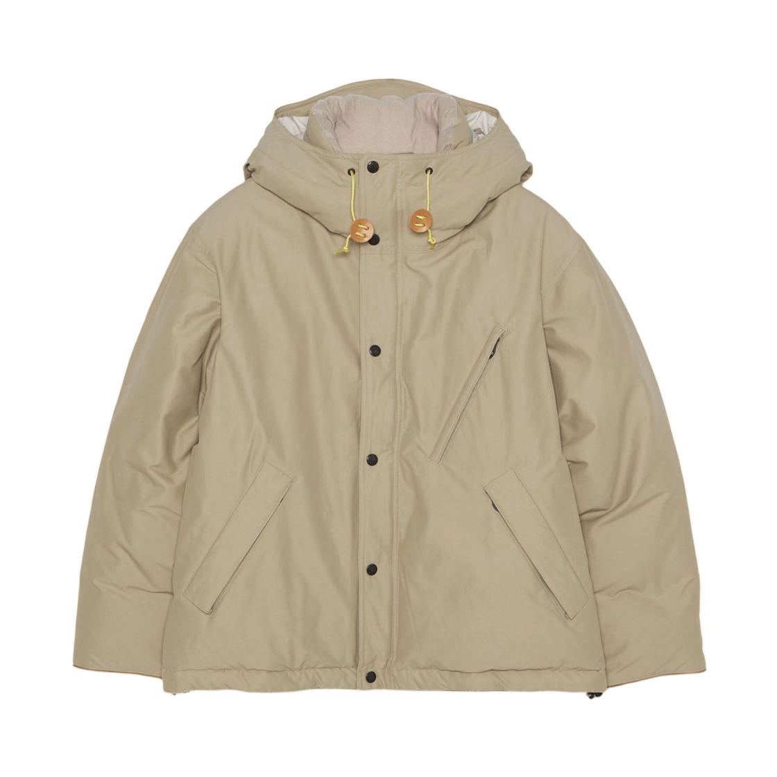 노스페이스 퍼플라벨 더블 피크 쇼츠 다운 파카 베이지(The North Face Purple Label Double Peak Short Down Parka Beige) - 1