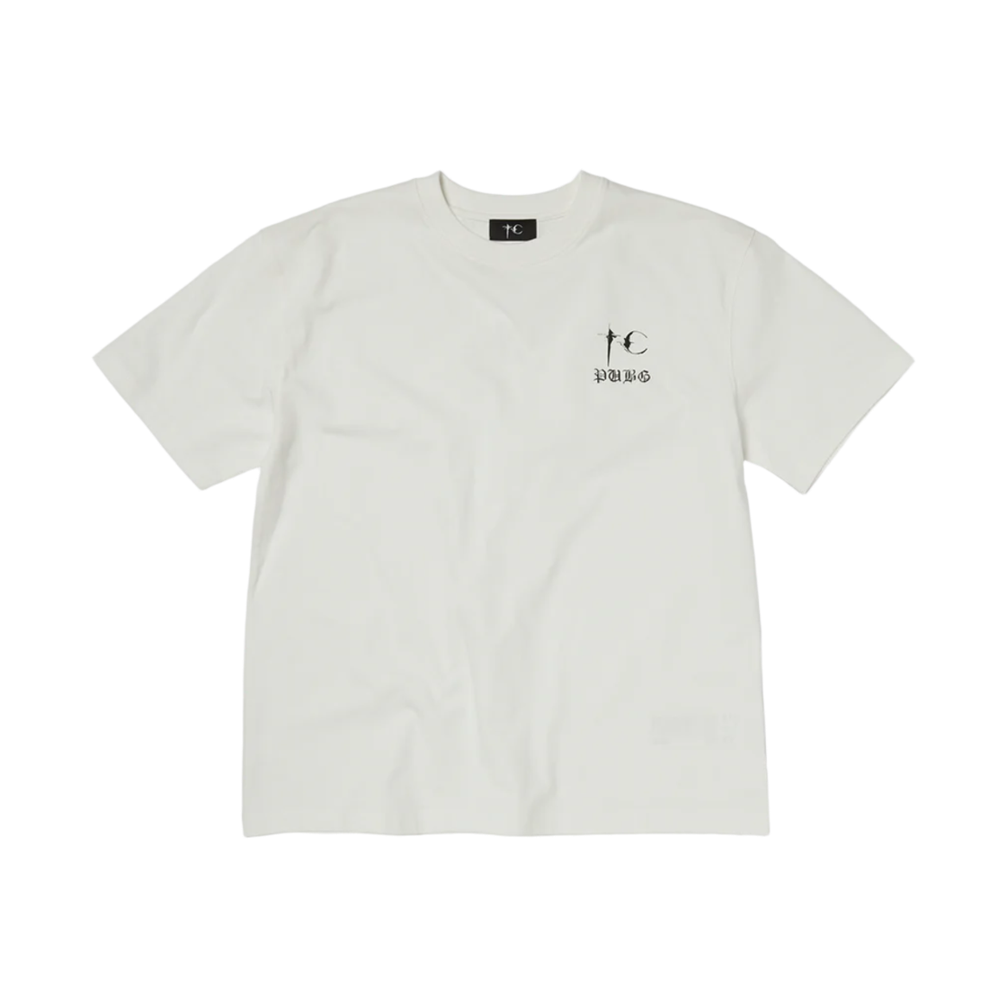 떠그 클럽 x 배틀그라운드 익스클루시브 로고 티셔츠 화이트(Thug Club x PUBG Exclusive Logo T-Shirt White)