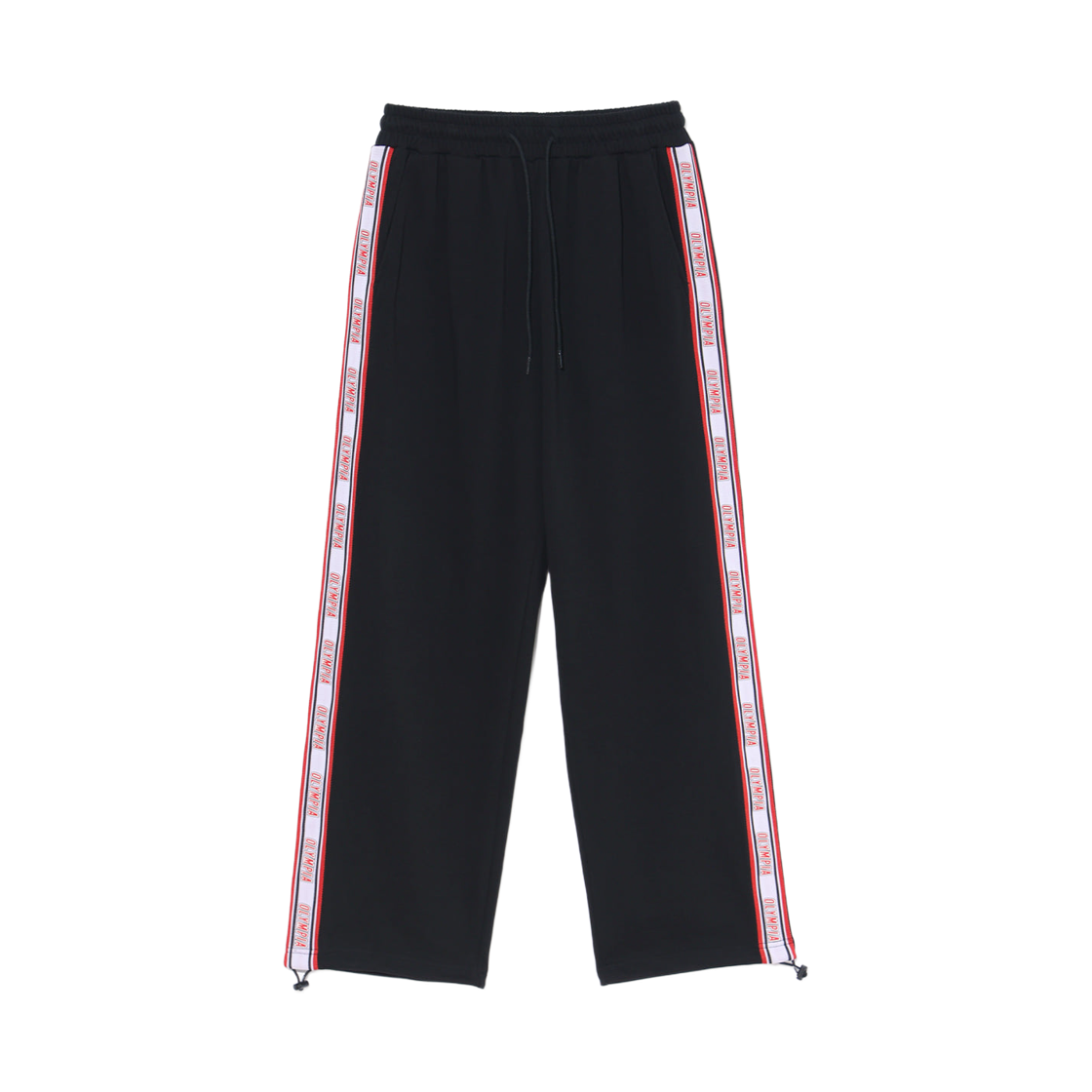 프리덤 올림피아 레터링 스웨트 팬츠 블랙(FREEDOM Olympia Lettering Sweat Pants Black)
