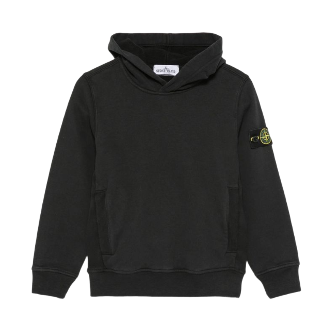 L2S1661000-03S0A20-V0029 (Kids) Stone Island 6100003 Compass Badge Hooded Black - 26FW