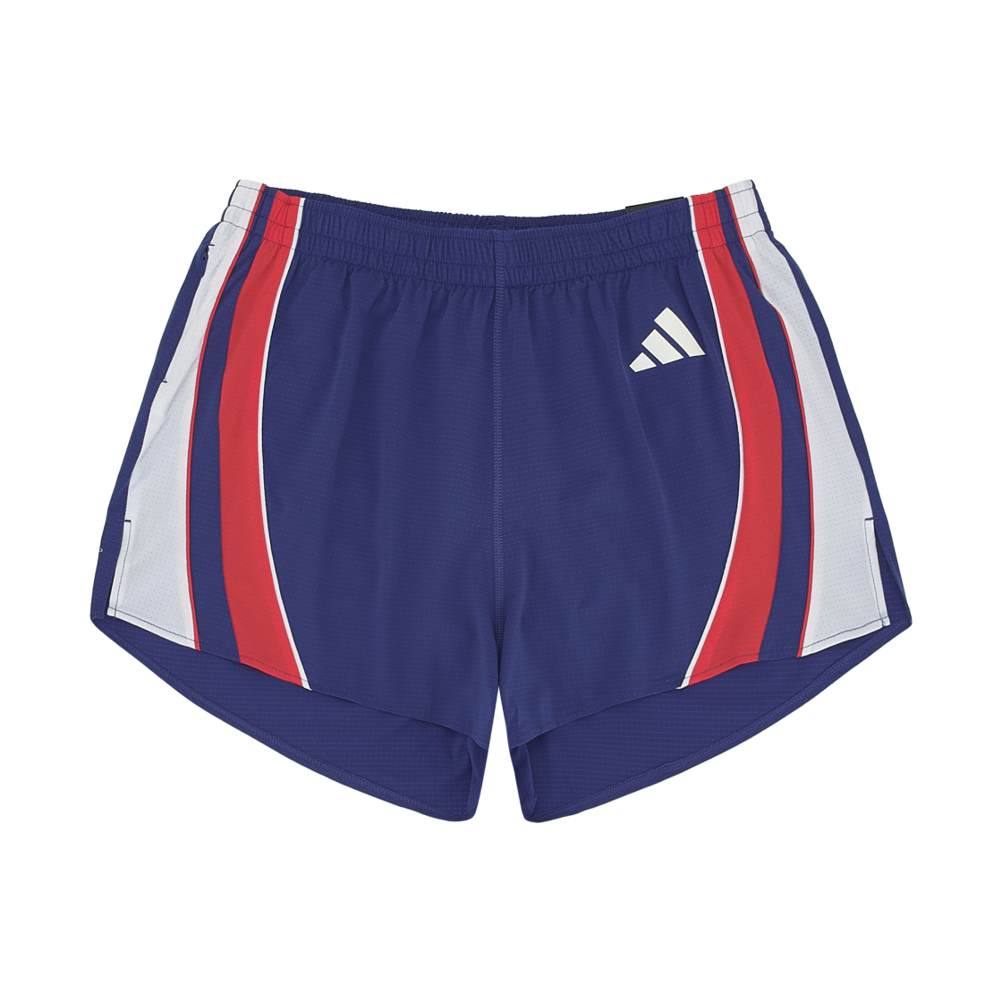 KG9749 Adidas Adizero 3 Inch Archive Running Shorts Dual Indigo Semi Lucid Red - KR Sizing