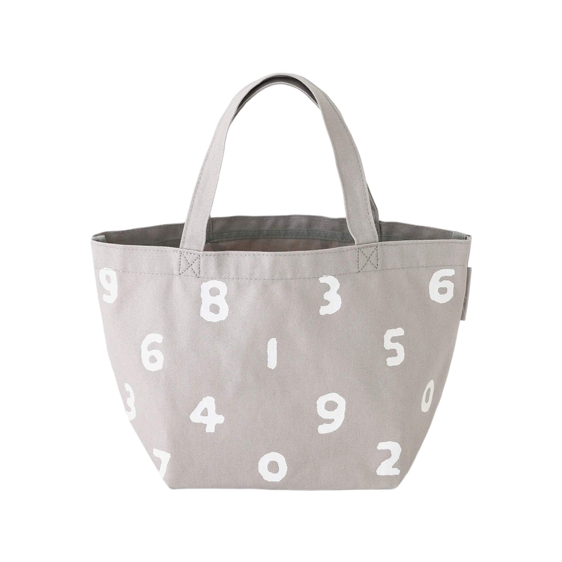 소우소우 프로모션 캔버스 스몰 토트백 화이트 그레이(Sou Sou Promotion Canvas Small Tote Bag White Grey)