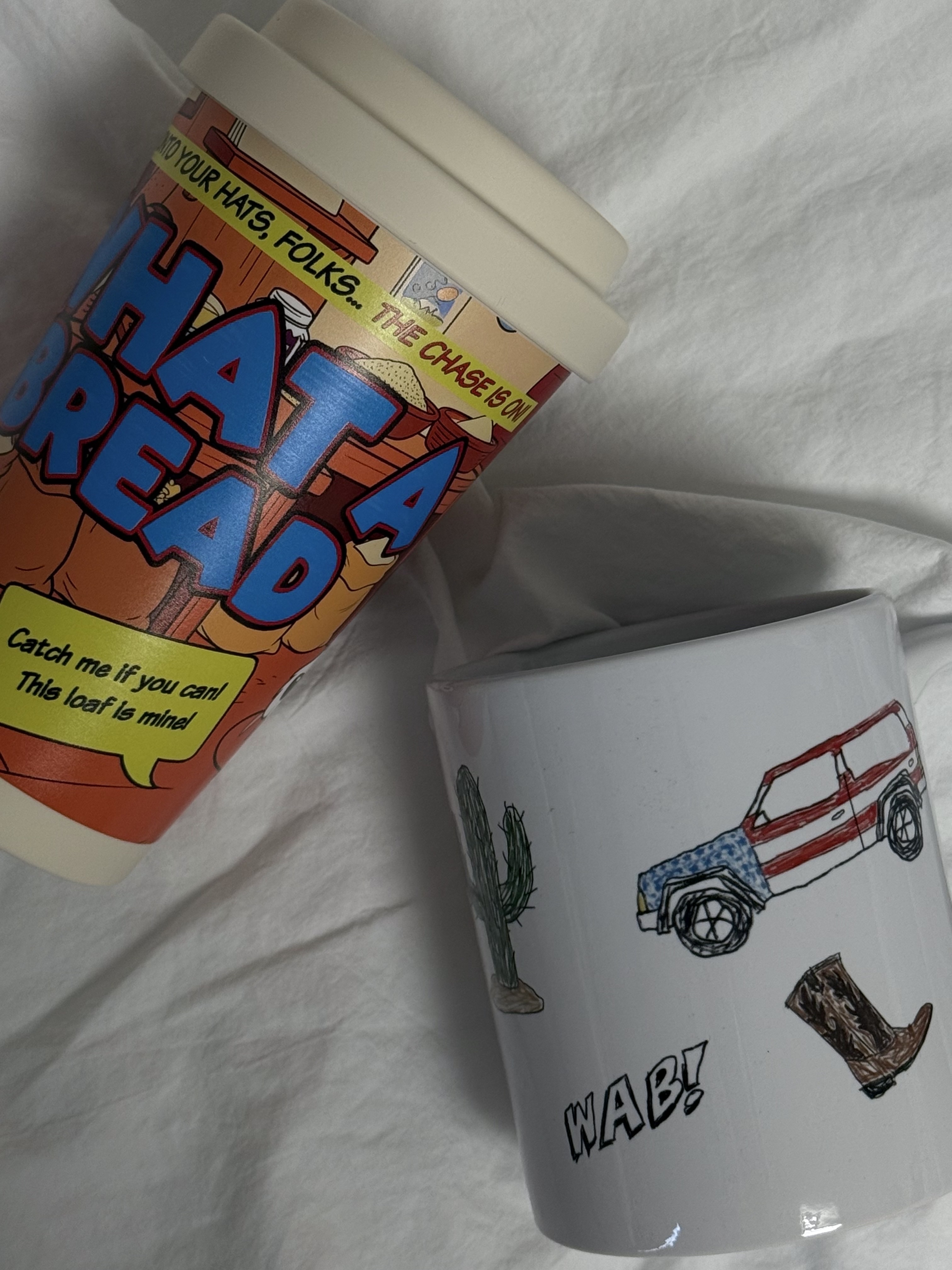 [KREAM 단독] What A Bread Daily Moments Tumbler 420ml, [KREAM 단독] What A Bread Mug White 350ml 착용 스타일 - 1