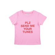 UnsteadyMarket Lettering Tee_Pink