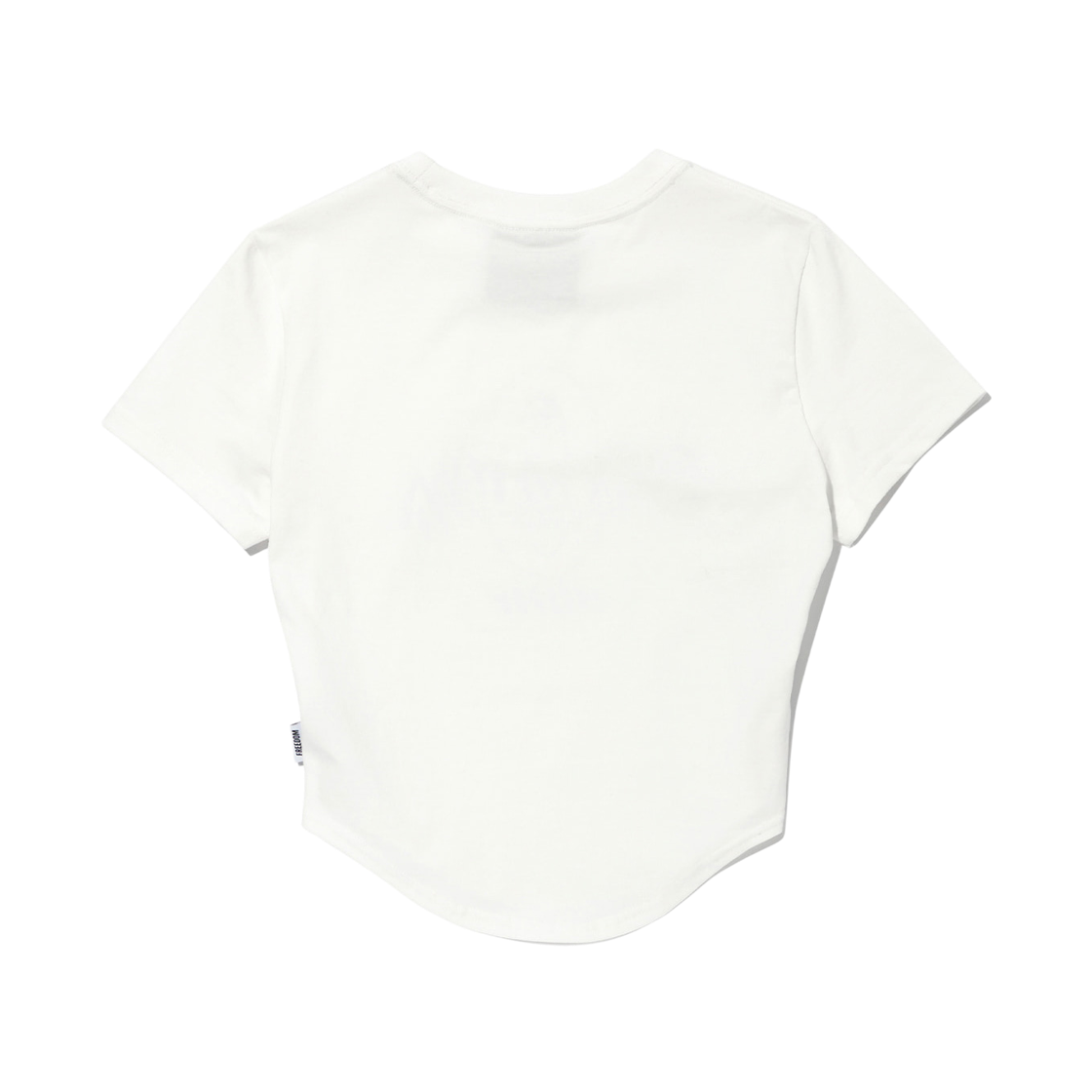 프리덤 우먼스 올림피아 빅 로고 크롭 티셔츠 화이트(FREEDOM Womens Olympia Big Logo Crop T-Shirts White) - 2