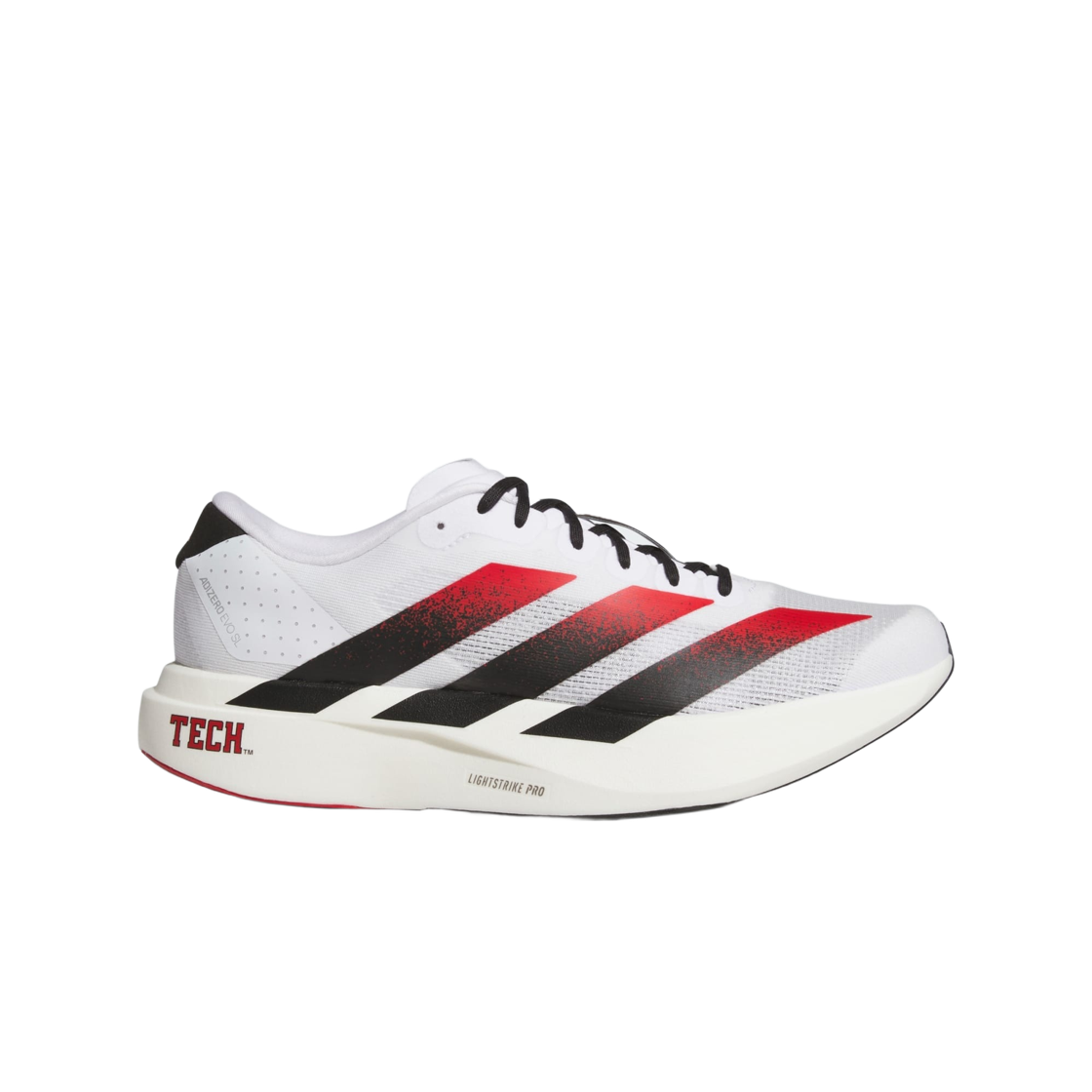 JQ4569 Adidas Texas Tech Red Raiders Adizero EVO SL Cloud White Core Black