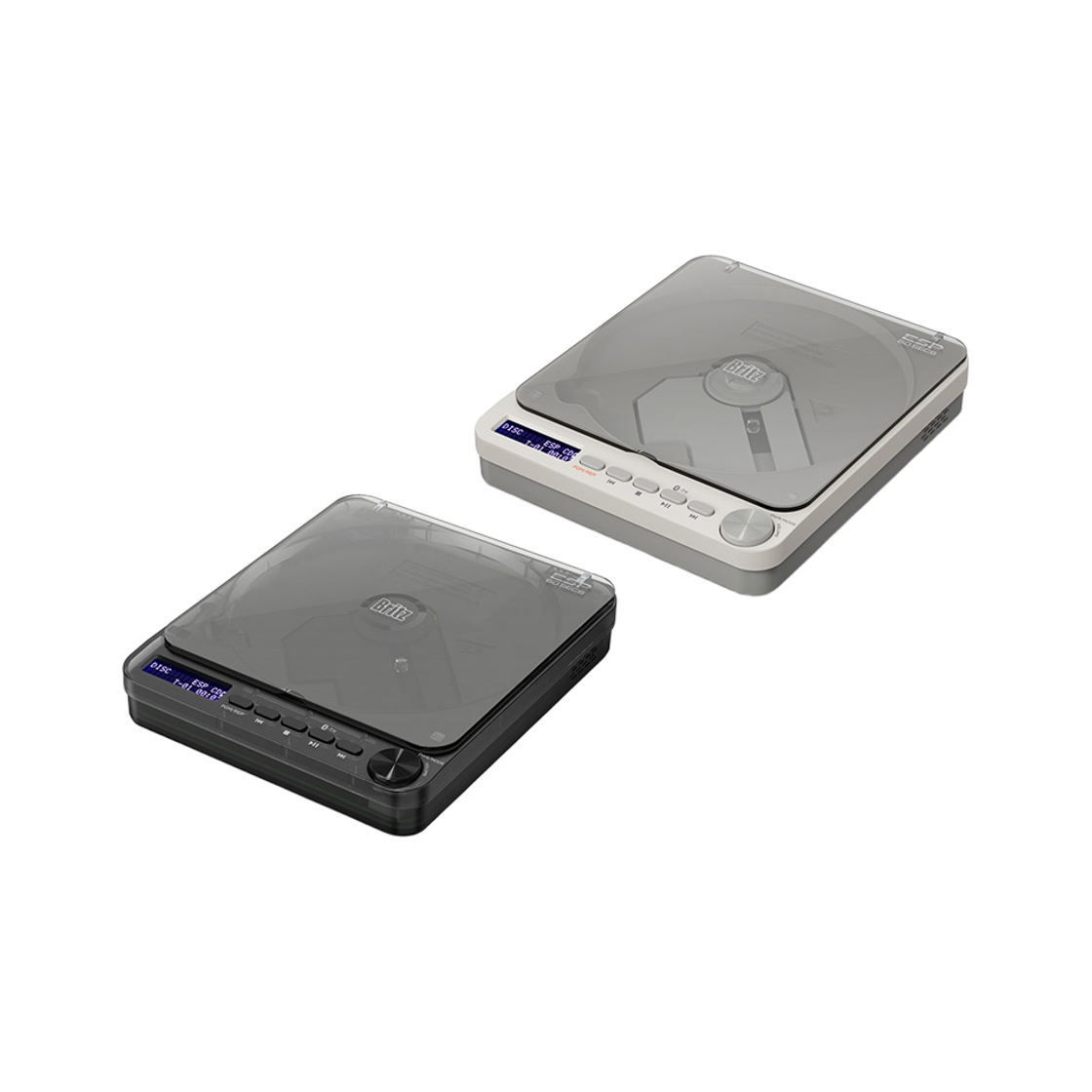 브리츠 BZ-Apack3000 블루투스 CD 플레이어 휴대용 포터블 플레이어 MP3 WMA USB-C 충전(Britz BZ-Apack3000 Portable Bluetooth CD Player, MP3/WMA Playback, USB Type-C Charging) - 1