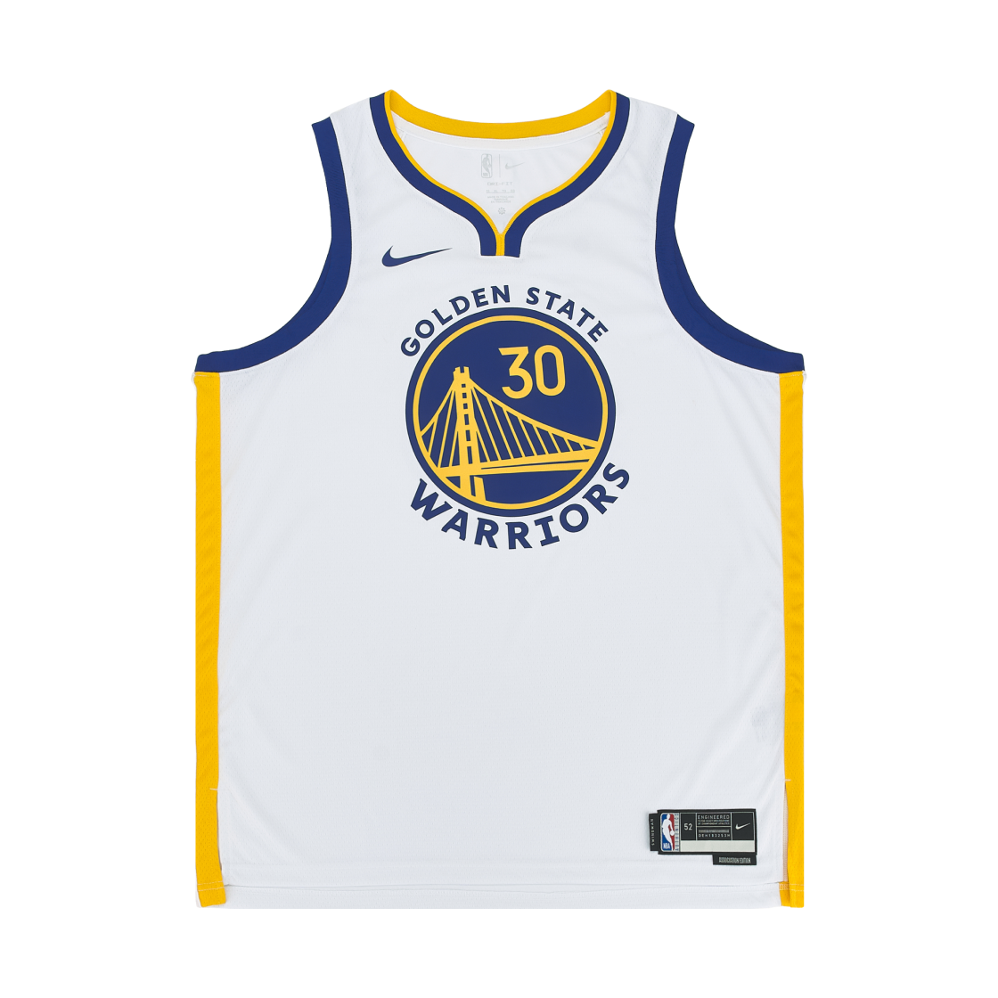 나이키 스테판 커리 골든 스테이트 워리어스 어소시에이션 에디션 2022/23 NBA 스윙맨 저지 화이트(Nike Stephen Curry Golden State Warriors Association Edition 2022/23 NBA Swingman Jersey White)