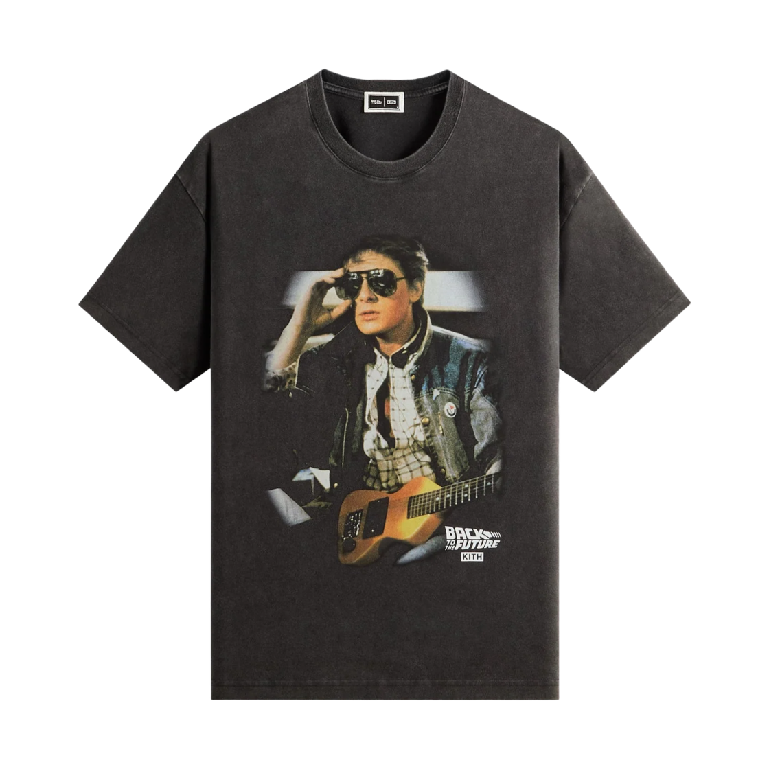 키스 x 백 투 퓨처 마티 쉐이드 빈티지 티셔츠 블랙(Kith x Back To The Future Marty Shades Vintage T-Shirt Black)