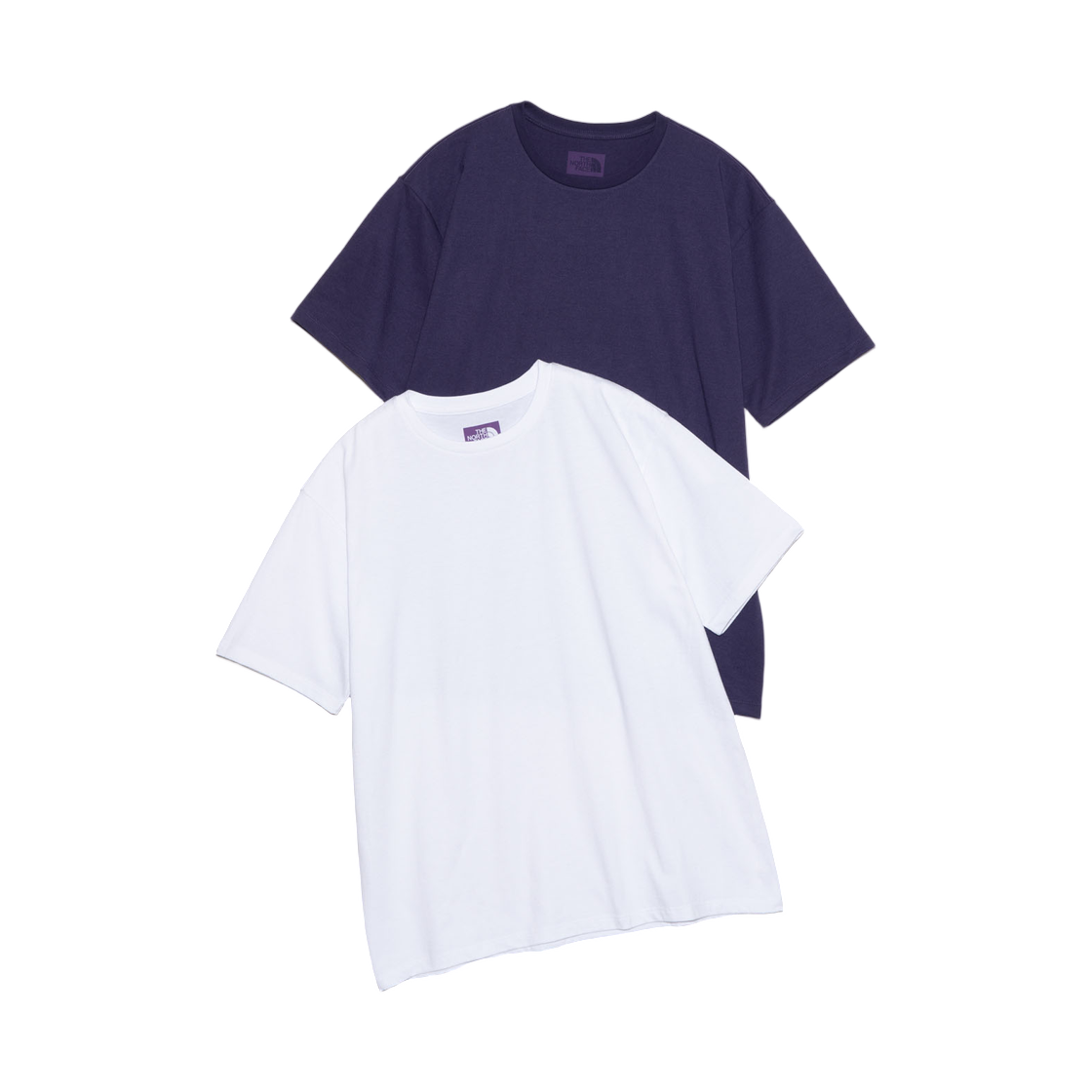 노스페이스 퍼플라벨 팩 필드 티셔츠 화이트 퍼플 (2개 세트)(The North Face Purple Label Pack Field T-Shirt White Purple (Set of 2)) - 1
