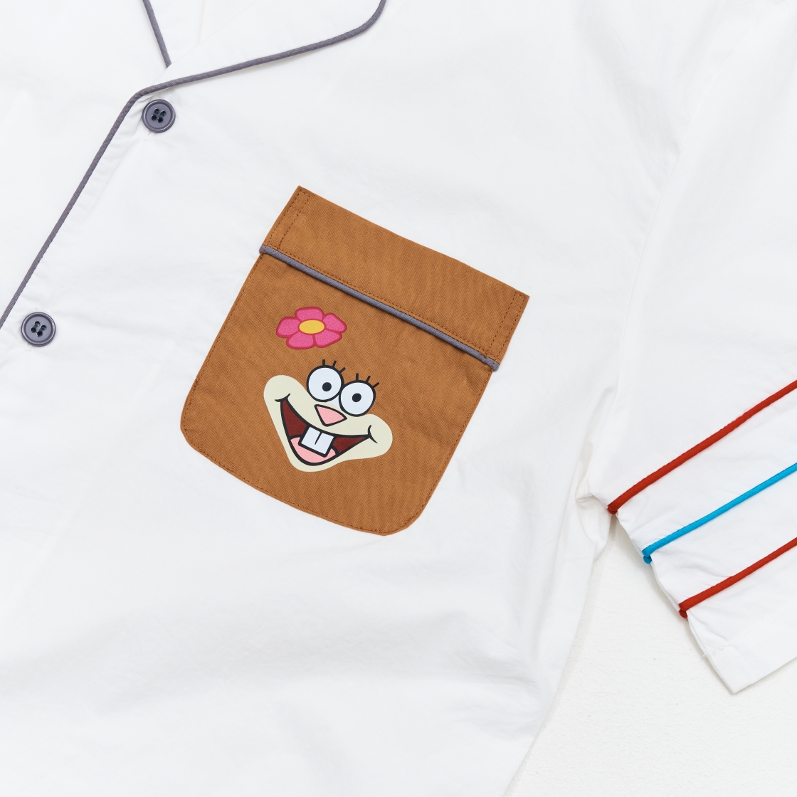 댄꼼마 스폰지밥 다람이 반팔 잠옷(DANCOMMA SpongeBob SquarePants Sandy Cheeks Short Sleeve Pajama Set) - 3