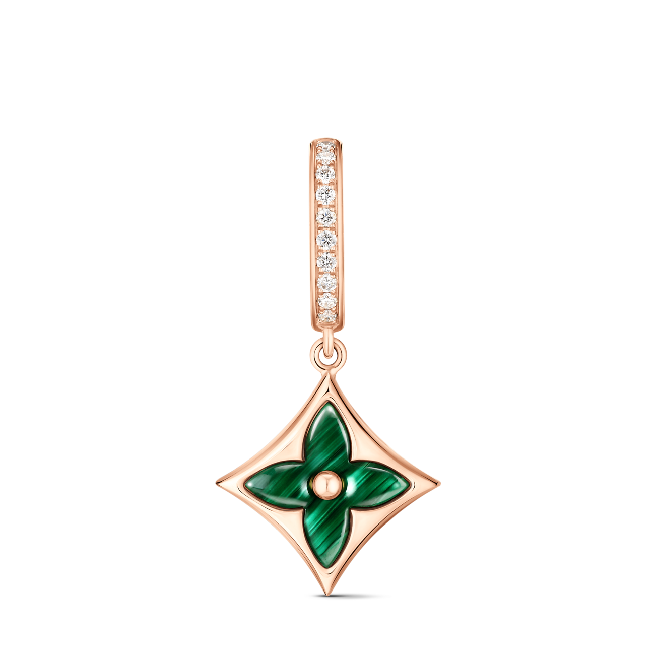 Q16905 (W) Louis Vuitton Color Blossom BB Star Sleeper Pink Gold Malachite Diamond