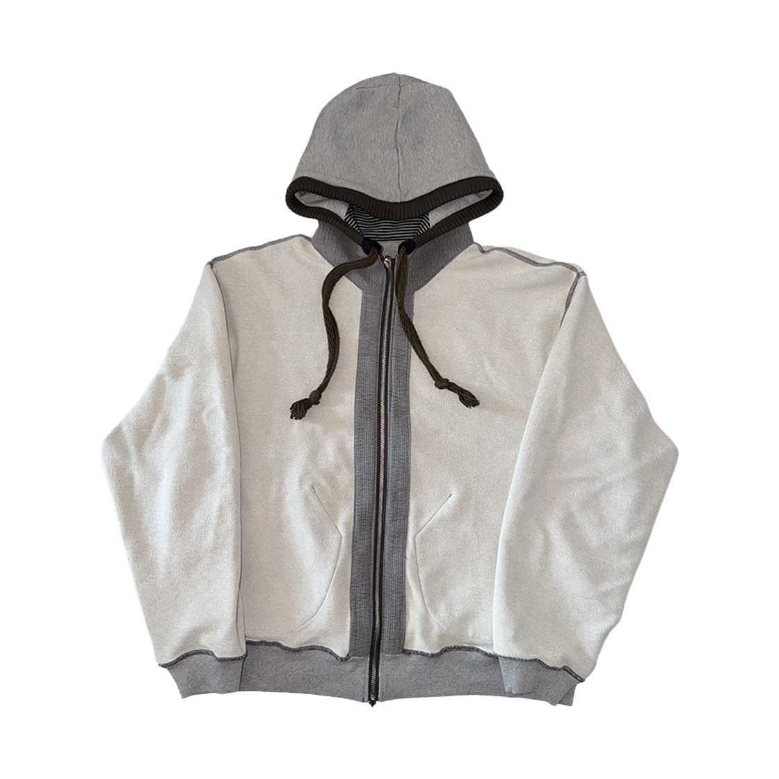 [1차 리오더] 갈릭블루스 "블루스 제브라" 리버시블 후드집업([1차 리오더] GARLICBLUES "Blue'S Zebra" Reversible Hood Zip Up) - 3