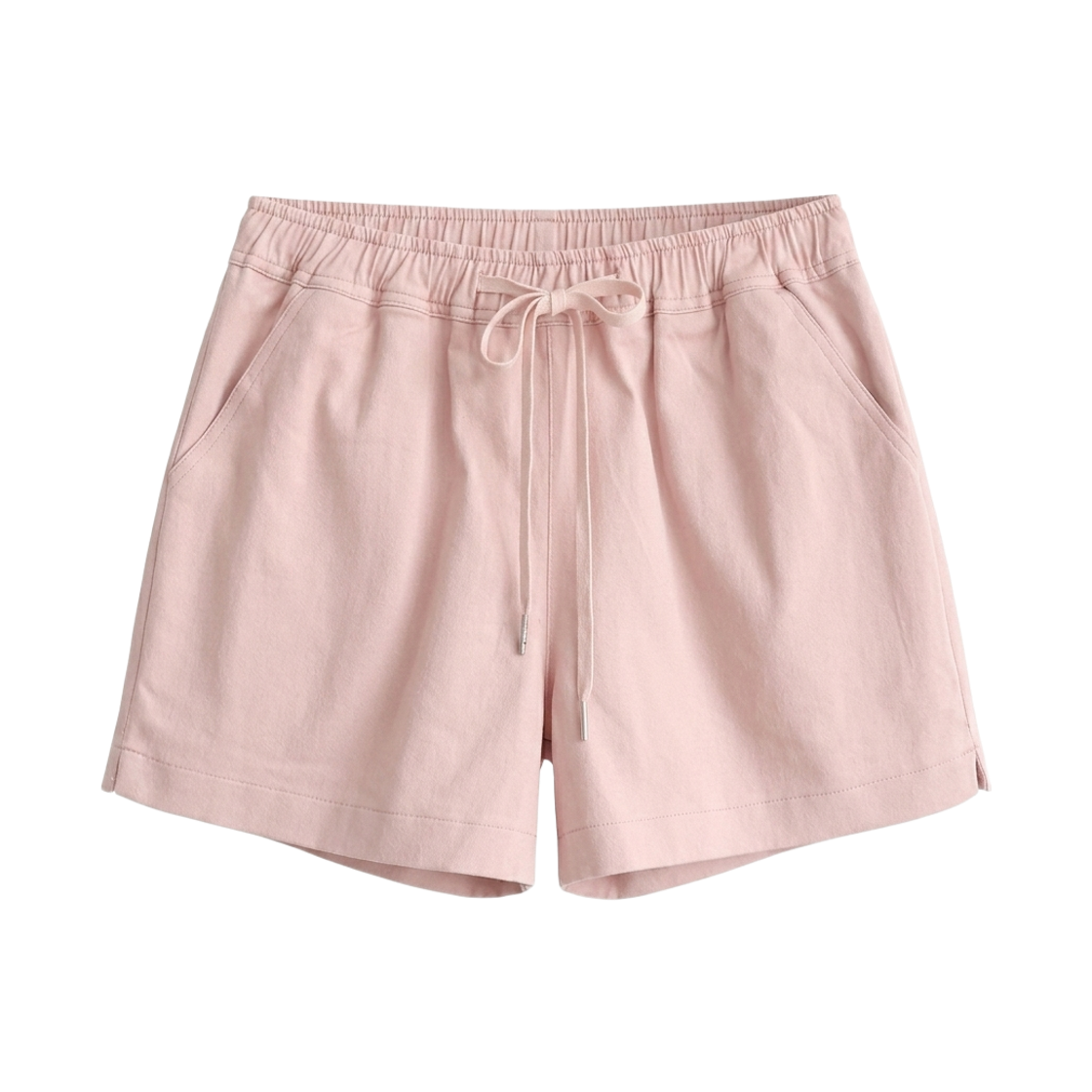 GW3586-핑크 GCLIP String-Adjustable Banding Side-Slit Stretch Shorts Pink