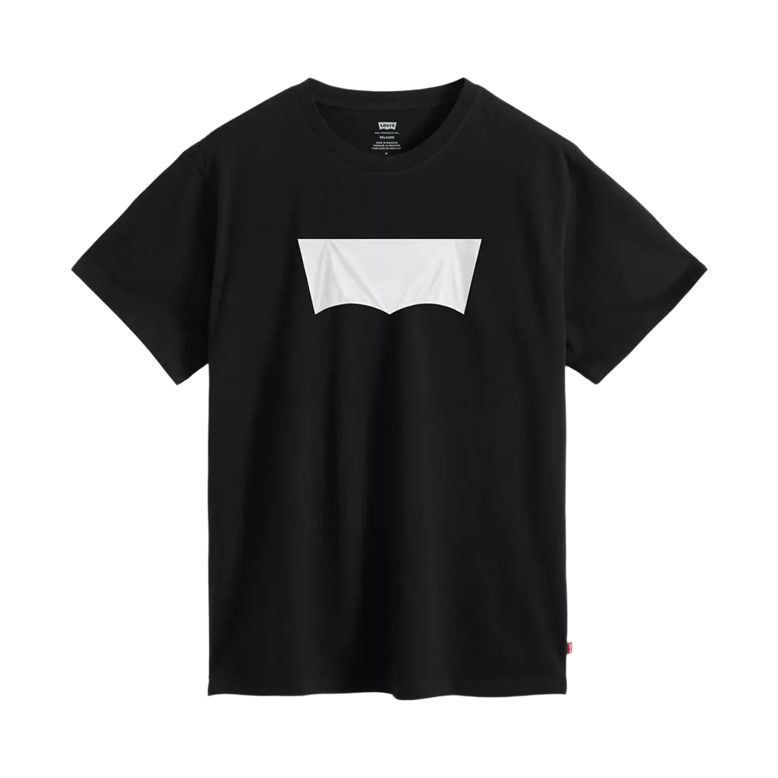 리바이스 노바디스 거너 노우 로고 티셔츠 제트 블랙 블랙(Levi's Nobody’s Gonna Know Logo T-Shirt Jet Black Black) - 1