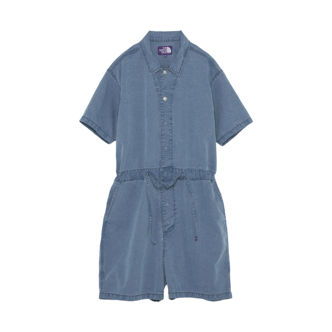 (W) 노스페이스 퍼플라벨 코튼 나일론 웨더 필드 올 인 원 인디고 블리치((W) The North Face Purple Label Cotton Nylon Weather Field All In One Indigo Bleach) - 1