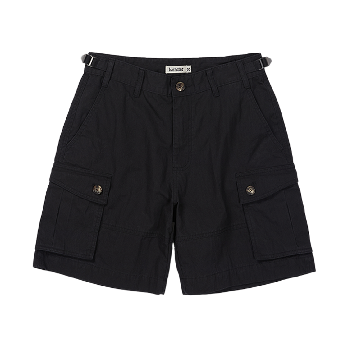 카락터 이슈 카고 쇼츠 블랙(Karactor Issue Cargo Shorts Black)