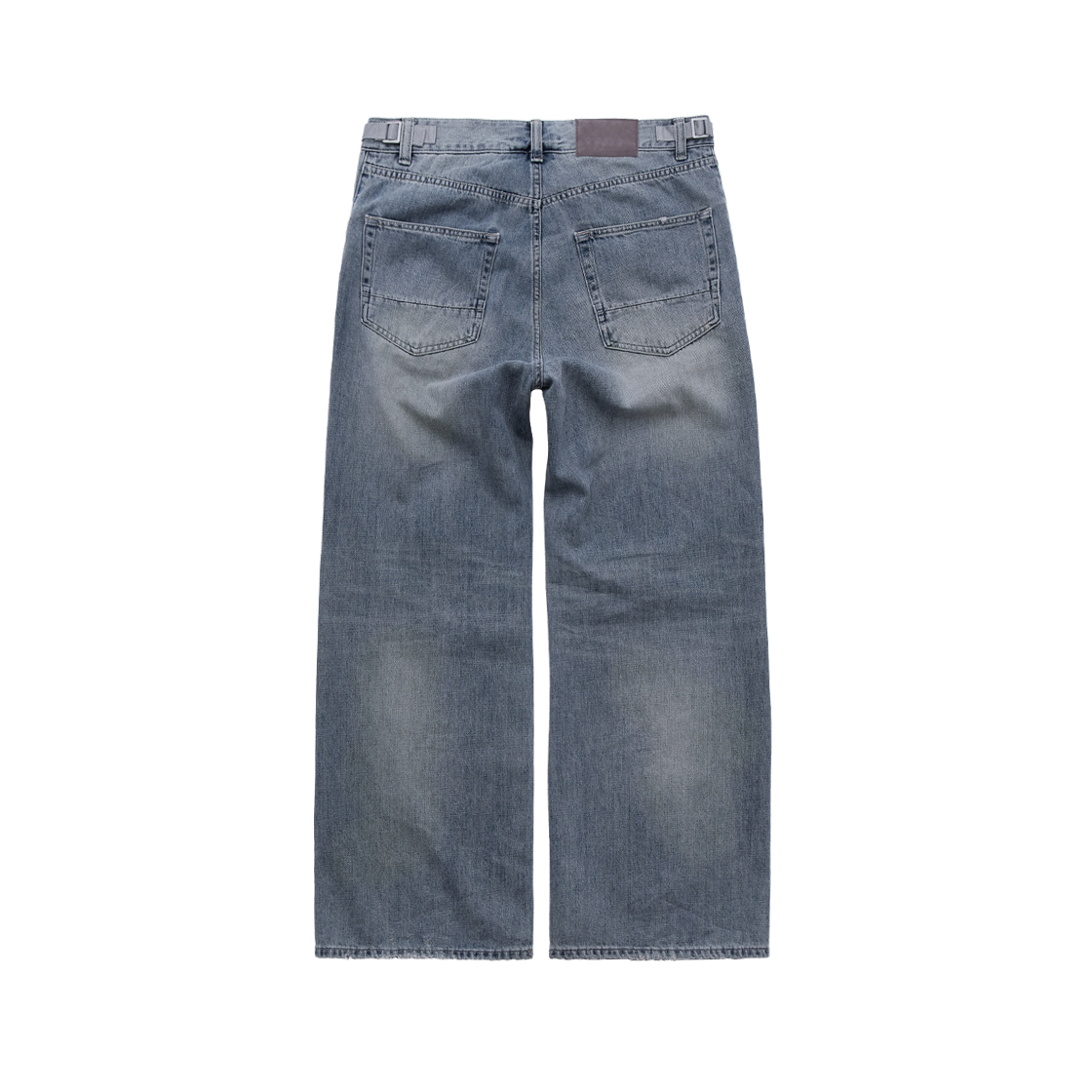 폴리테루 고시마 데님 팬츠 니 패치 1.2v 빈티지 블루(Polyteru Gosima Denim Pants Knee Patch 1.2V Vintage Blue) - 2