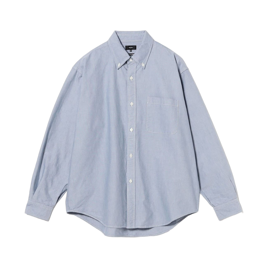 빔즈 헤비 옥스포드 버튼 다운 셔츠 블루(Beams Heavy Oxford Button Down Shirt Blue) - 1