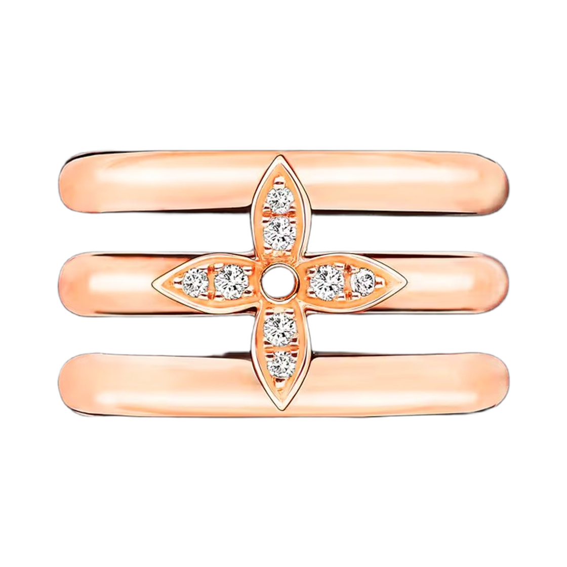 Q06174 (W) Louis Vuitton Idylle Blossom Ear Cuff Pink Gold Diamond Per Unit