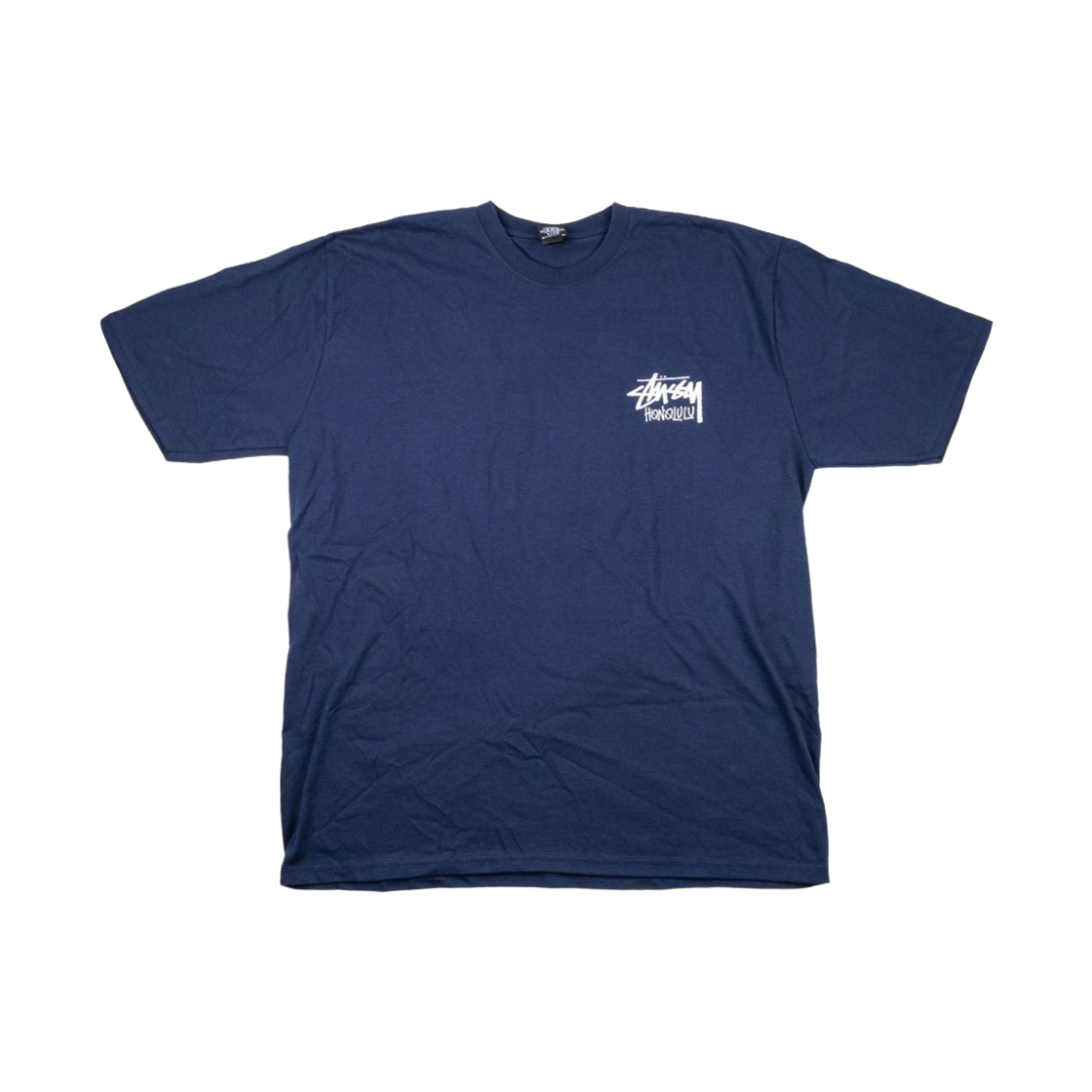 스투시 스탁 호놀룰루 티셔츠 네이비(Stussy Stock Honolulu T-Shirt Navy) - 2
